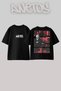Tony Montana Scarface Eyes Streetwear Style Back Printed Cotton Black Oversize T-Shirt