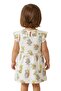 Infant Girls Beach Print Cotton Dress - 2