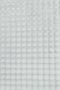 Bath Mat White Non-Slip Base Plush Bubble 50X50 cm - 2