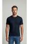 5-Pack Premium 100% Organic Cotton Basic Slimfit Khaki-Black-Navy Blue-Burgundy-Smoked Men's T-Shirt - 4