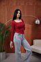 Miracles Women's Soft and Flexible Fabric Slim Fit Body-Fitting T-Shirt with Pockets and Buttons, Long Sleeves - 2