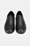 Men's Black Genuine Natural Leather Loafer Daily Shoes, Size 39-45 - 4