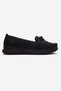 Women's Saraçlı Studded Mustache Casual Shoes Black Denim - 2