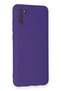 Ilkeshop New Galaxy A03S Case Nano Inner Velvet Silicone (222438) - Purple - 3