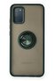 Ilkeshop New Galaxy A02S Case Montreal Silicone Cover with Ring (234037) - Green