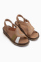 Cathrin Genuine Leather Beige Women's Sandals - 3