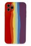 Ilkeshop New iPhone 11 Pro Case Ebruli Launch Silicone (124930) - Red-Purple
