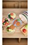 ® Eco-Friendly Wheat Straw Plates - Reusable & Unbreakable Dinnerware Set for Kids and Adults - BPA Free - Medium Size good for Family Meals - 5
