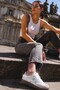 Sparkly Women's Glitter Detailed Casual Sneaker Sports Shoes - 5
