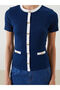 Crew Neck Women's Blouse - 3