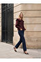 طاقم الرقبة تكدرت بلوزة