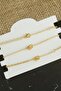 ILKESHOP 3 قطع سوار سلسلة ديزي تي آر (14159) - أصفر - 2