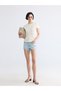 Women's Jean Shorts with Ripped Detail