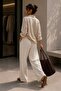 100% Cotton Muslin Fabric Wide Leg Women's Trousers My3535 - 4