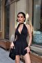Saja Rsln Louvre Halter Neck Lycra Draped Mini Dress