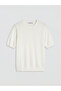 Lcw Everyday White Crew Neck Openwork Women's Knitwear Sweater - 5