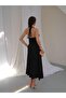 Women's Aura Waist Draped Halter Neck Interlock Fabric Dress - 6