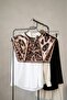 Papuç Sepeti Wildline Leopard Patterned Women's Shoulder Shawl – Scarf Collar (Collar)