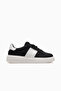 Luna Women's Leather Sneaker Shoes 26Y 121230055 Black