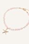 Women's 2-Piece Beaded and Starfish Anklet H4367Axns - 2