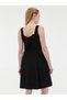 Rochie neagră de damă tip slip - 4