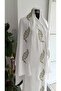 Prayer Robe, Medina Silk Draped Fabric Double-Breasted Model Hijab Dress, Embroidered Prayer Garment Ferace - 3