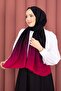 Color Transitioning Modern Shawl Series Black - Fuchsia