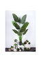 Large Artificial Banana Tree 160cm, Nordic Style Indoor and Outdoor Green Plant - Hotel and Garden Potted Decoration, Bird of Paradise Bonsai Ornament