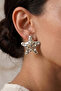 Silver Premium Anti-Tarnish Star Lightweight Earrings - 3