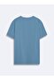 Zero Collar Lycra Blue T-Shirt - 2