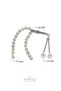 Certified 8 mm Moonstone Lotus Flower Steel Tassel Natural Stone Prayer Beads - 2