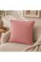45X45 Corduroy Decorative Throw Pillow with Filling, Zippered, Washable Sofa Cushion - 3