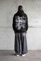 Men's Patience Printed Hooded Sweatshirt Black - 5