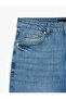 Normal Waist Cotton Bermuda Slim Fit Jean Shorts - 7