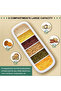 Premium 6 in 1 Cereal Grain Dispenser - One-Touch Grain Storage with Measuring Cup - 3
