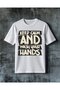 Keep Calm Hand Wash Printed Oversize T-Shirt