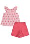 Floral 2-5 Years Old Set - Pink - 2