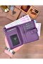 Genuine Leather Multi-Compartment Zippered Magnetic Women's Wallet 2149 - 2