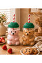 Premium Barista Glass Cold Drink Mug with Teddy Bear Print 550 ml - 3