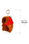 Cute Capybara Plush Keychain 15 cm - Soft Toy Bag Ornament - 4