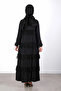 26902 Lace Ruffled Cupra Full Length Zippered Robe - 3