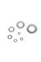400pcs 400PCS 304 Stainless Steel Flat Washers Assortment Kit for Screws Bolts M2 M2.5 M3 M4 M5 M6 M - 8