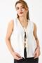 Tie-Up V-Neck Strappy Vest White - 2