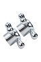 2pcs Cross Faucet Handle Knob With Mounting Screws Knob Handle Alloy Replacement Tap Kit For Kit... - 4