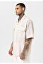 Striped Double Pocket Short Sleeve Shirt - 3