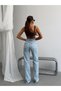 Trend Special Design Wide Leg Cross Closure Baggy Denim Jean Pants-Trend Special Design Wide Leg Cross Closure Baggy Denim Jeans - 4