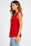 Women's V-Neck Sleeveless Oversize Salas Boyfriend Buluz T-Shirt - 3