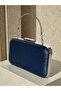 Navy Blue Anti-Scratch Matte Leather Women's Evening Dress Bag Wedding Engagement Graduation - 2