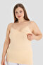 3 Pieces Women's Skin Color Nursing Undershirt Cotton Lycra - 2