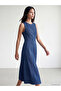 Zero Roba Collar Flared Jean Dress for Style Seekers from Uzg Store - 2
